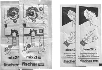 Фиксация. Тип установки: клеевой монтаж 2