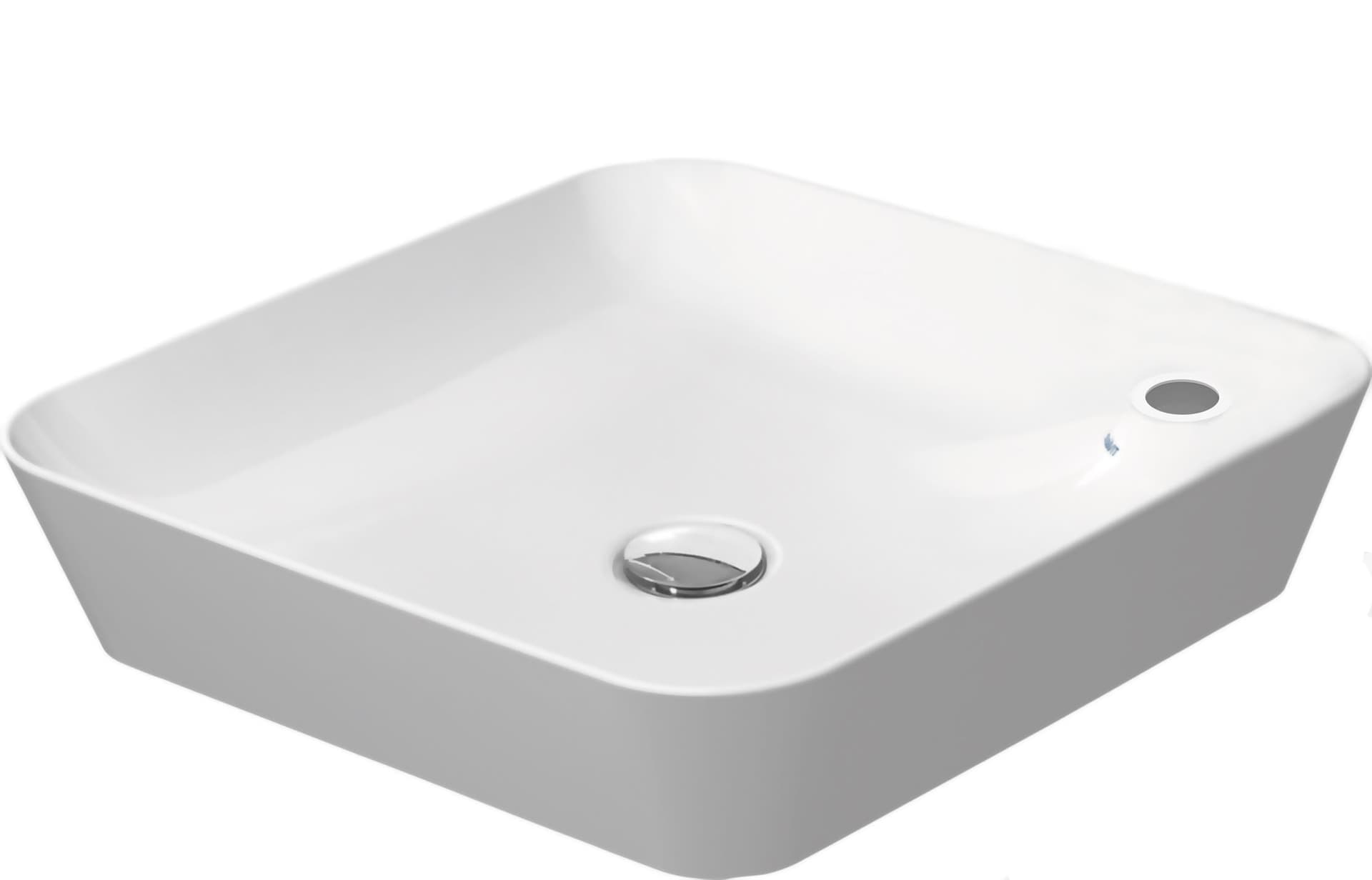 Раковина накладная Duravit Cape Cod 460×460 мм., с отверстием под смеситель