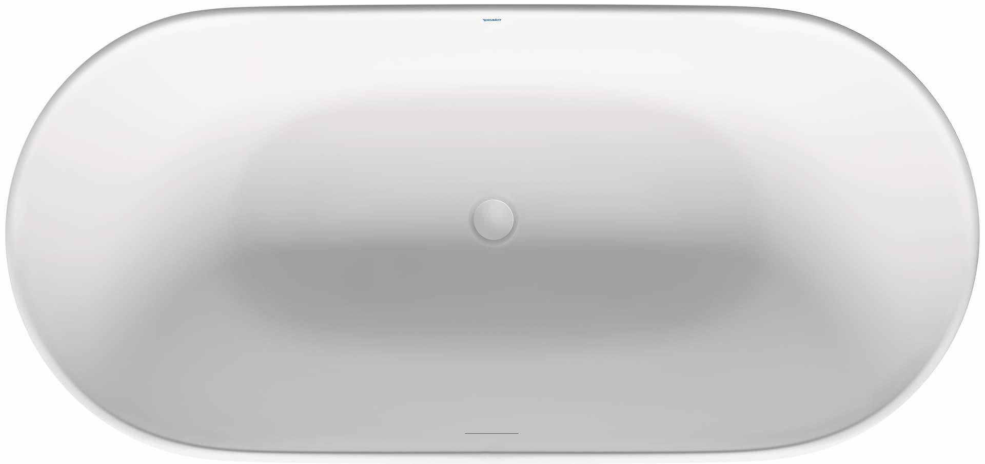Отдельностоящая ванна Duravit Luv 1600×750 мм., DuroCast Plus, арт.: 700461000000000, белый матовый