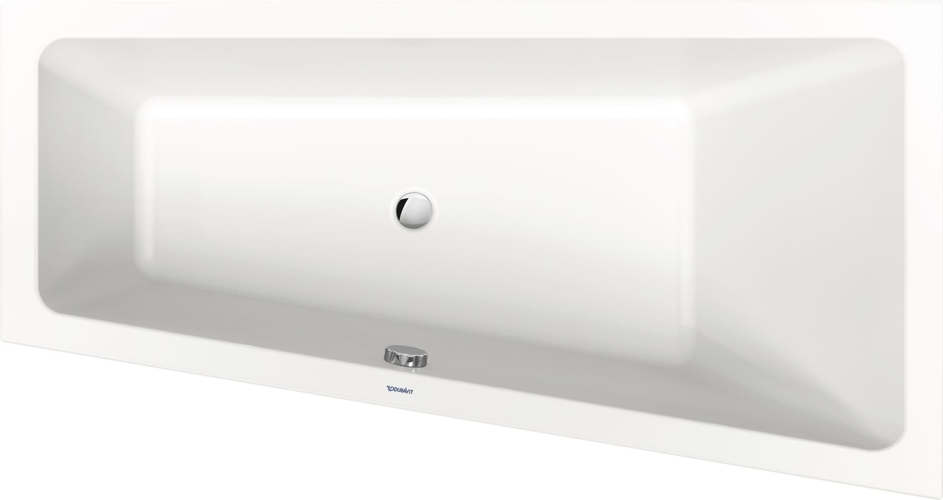 Встраиваемая (угловая) ванна Duravit №1 1600×850 мм., арт.: 700507000000000, белый глянцевый