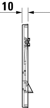 Клавиша смыва A1 217х146 мм., арт.: WD5001341001 3