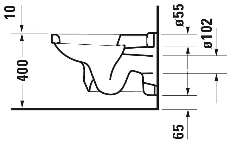 Унитаз подвесной Duravit Series 1930, 585х355 мм., арт.: 0182090000 3