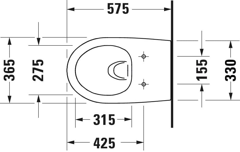 Сет унитаз подвесной DURAVIT Architec арт.: 45720900A1, безободковый с сиденьем с микролифтом 3