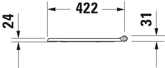 Сиденье для унитаза Duravit Series 1930 438х367 мм., арт.: 0064890000 5