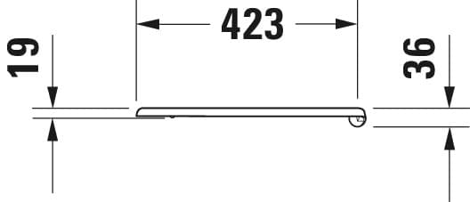 Сиденье для унитаза Duravit Series 1930 438х367 мм., арт.: 0064890000 6