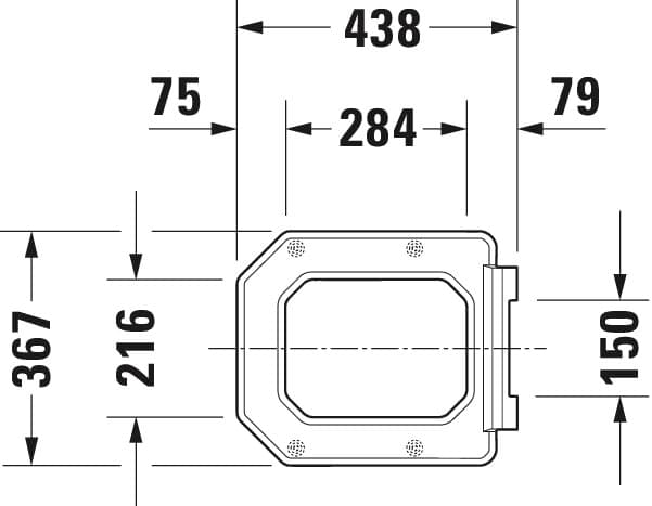 Сиденье для унитаза Duravit Series 1930 438х367 мм., арт.: 0064890000 4