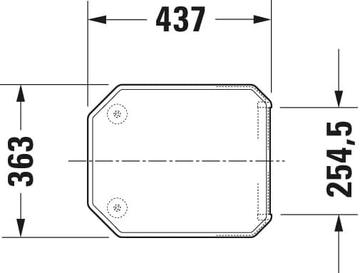 Сиденье для унитаза Duravit Series 1930 438х367 мм., арт.: 0064890000 3
