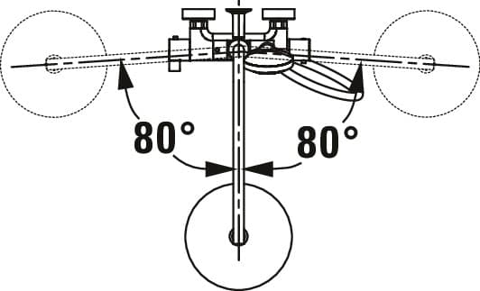 Душевая термостатическая система B.2, настенная 4