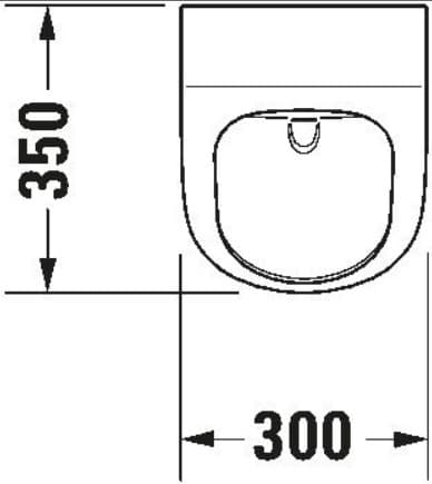 Писсуар электронный, безободковый Duravit ME by Starck 350х300, арт.: 2809310091 3