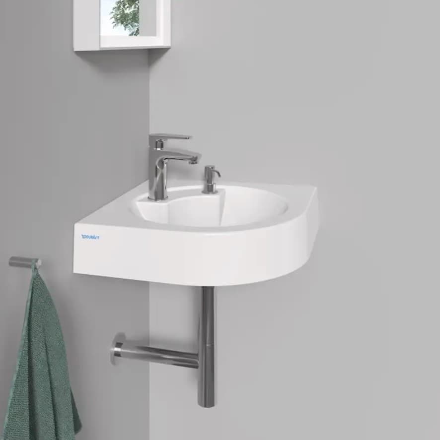 Раковина угловая Duravit Architec 635×540 мм., арт.: 0448450000, белый глянцевый 2