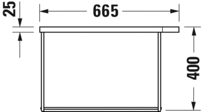 DuraSquare Консоль металлическая подвесная **включая крепление 8