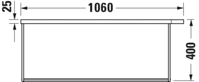 DuraSquare Консоль металлическая подвесная **включая крепление 7
