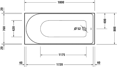 D-Neo Встроенная ванна 3