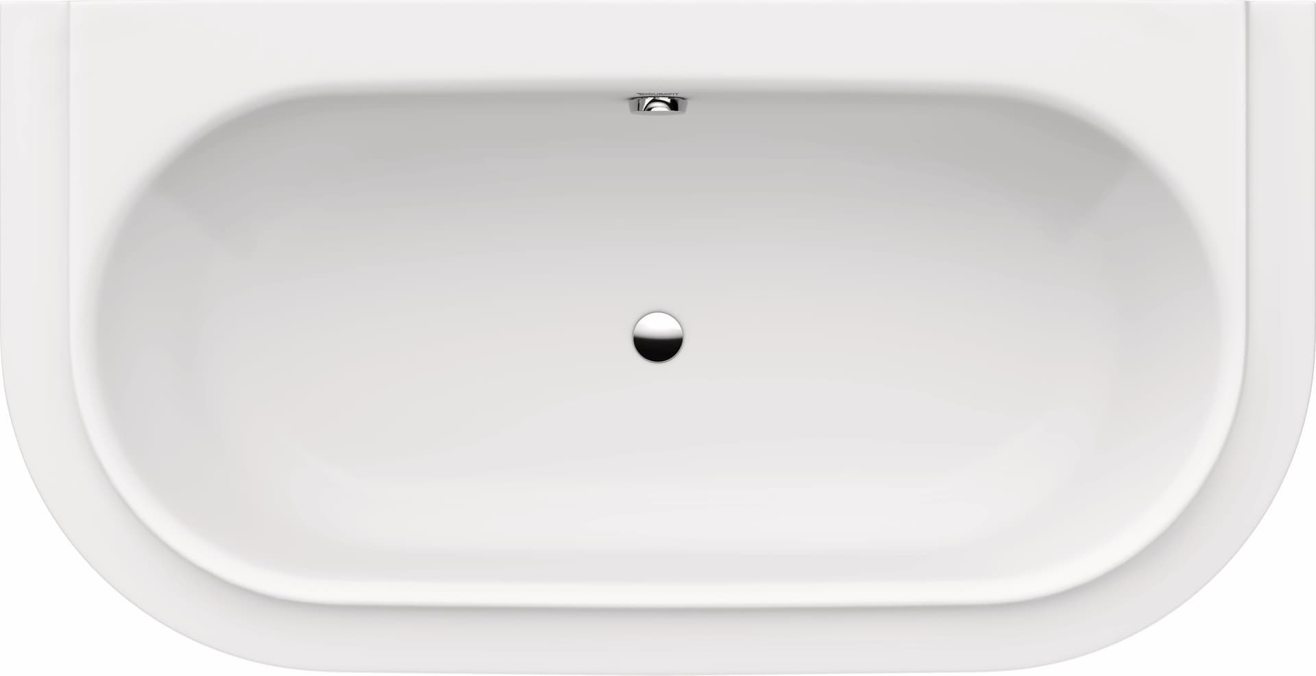 Пристенная ванна Duravit Vitrium 1850×950 мм., DuroCast UltraResist, арт.: 700702320000000, белый матовый