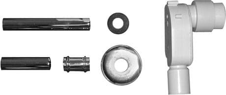 Встраиваемый сифон**для умывальника Architec включая соединительные элементы 3