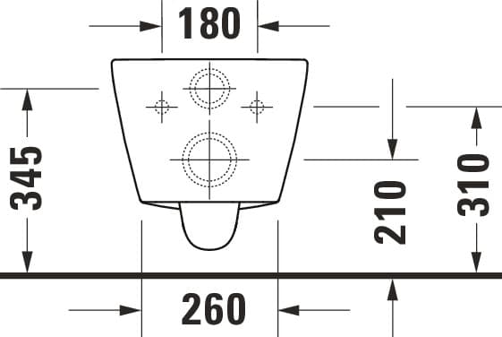 Унитаз подвесной Duravit D-Code 2.0 540х370 мм., арт.: 29030900212 4
