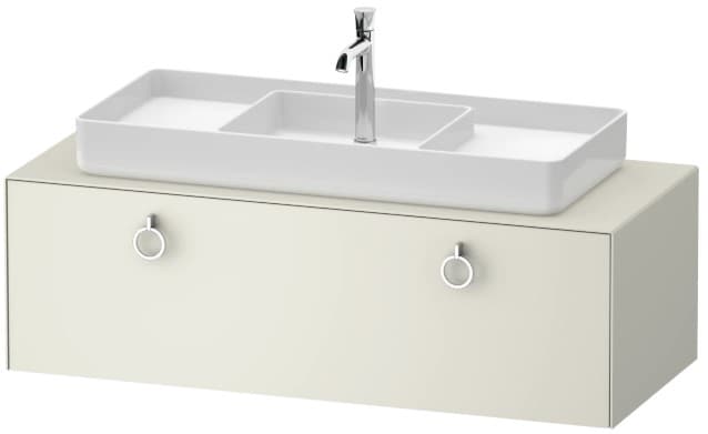 Тумба под раковину Duravit White Tulip 1300x550x408 мм., подвесная, 1 ящик, L/R
