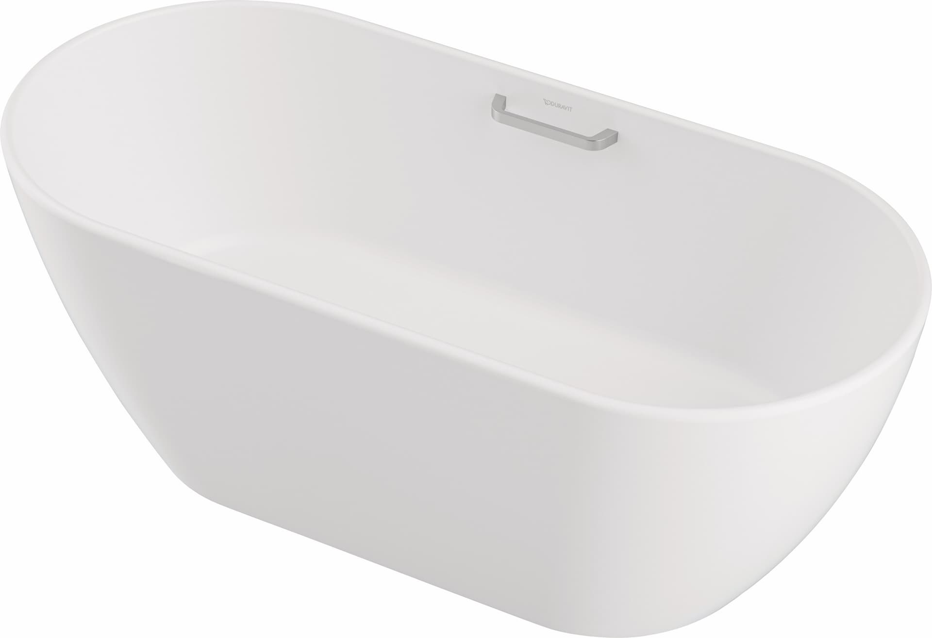 Отдельностоящая ванна Duravit Trento 1800×800 мм., DuroCast Plus, арт.: 700630000010060, белый матовый 3
