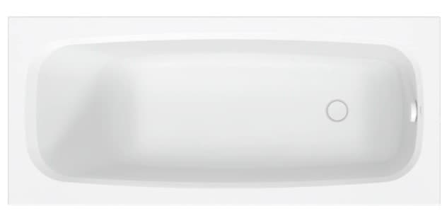 Встраиваемая ванна Duravit Aurena 1600×700 мм, DuroCast Smooth