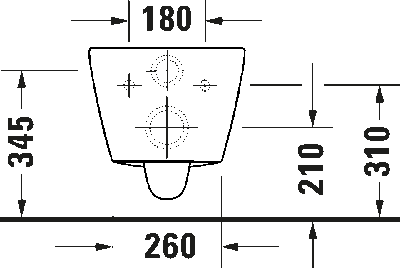 D-Neo Унитаз подвесной компакт Duravit Rimless®без смывного края 10