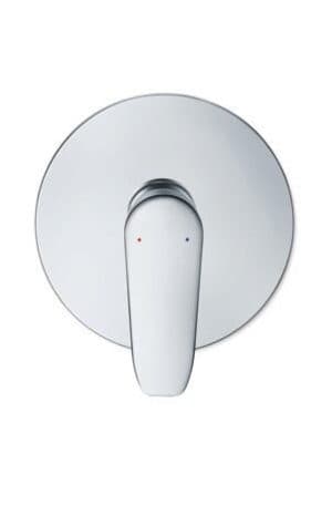 B1 Однорычажный смеситель  скрытого монтажа Включает: видимые части без комплекта для скрытого монтажа 2