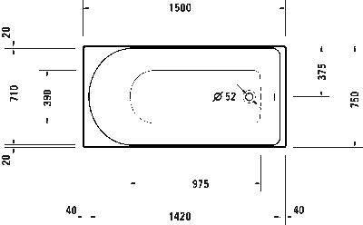 D-Neo Встроенная ванна 5