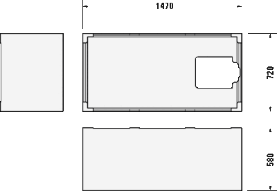 D-Neo Встроенная ванна 7