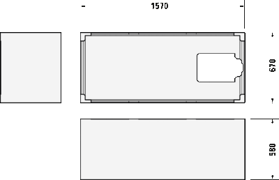 D-Neo Встроенная ванна 9