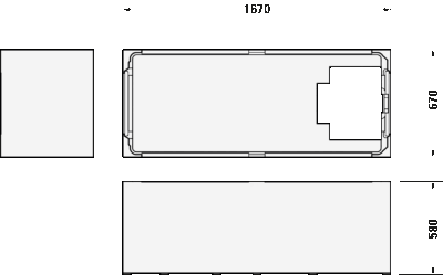 D-Neo Встроенная ванна 10