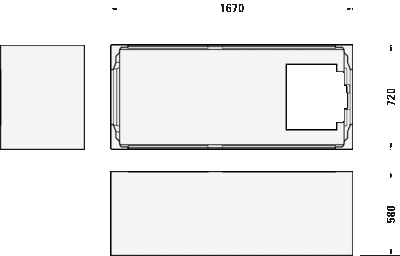 D-Neo Встроенная ванна 11