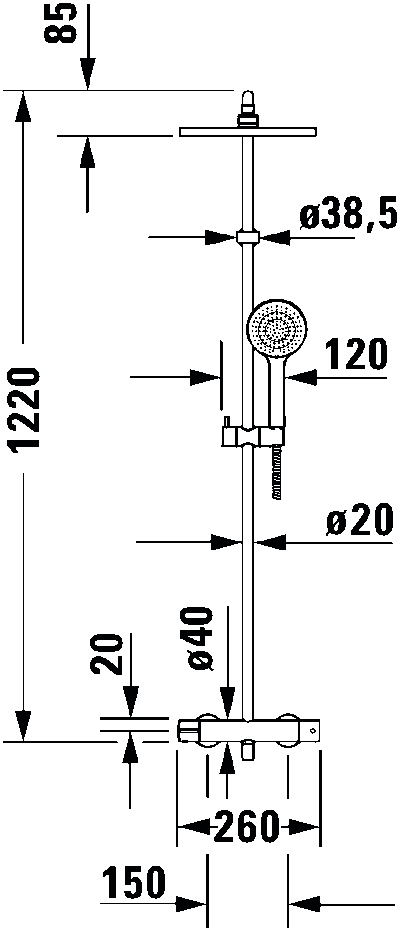 B1 Душевая система 7