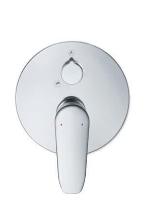 B1 Однорычажный смеситель  скрытого монтажа с переключателем на 2 потребителя 2