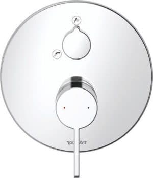 D-Neo Однорычажный смеситель  скрытого монтажа с переключателем на 2 потребителя 6