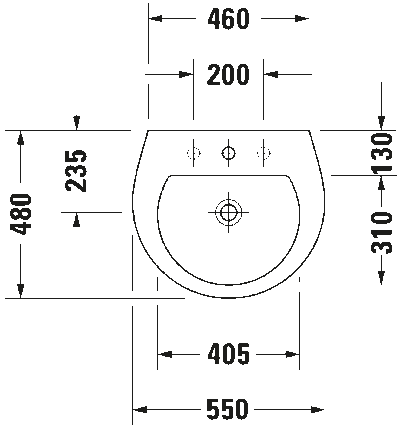 Darling New Умывальник с переливом 4