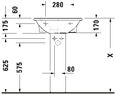 Darling New Умывальник с переливом 5