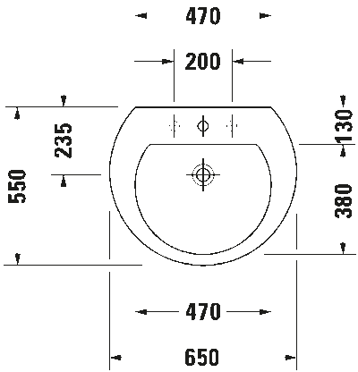 Darling New Умывальник с переливом 3
