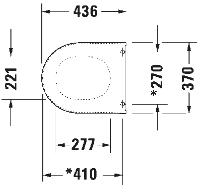 Darling New, Starck 2, Starck 3 Сиденье для унитаза 9
