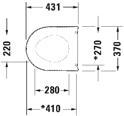 Darling New, Starck 2, Starck 3 Сиденье для унитаза 10