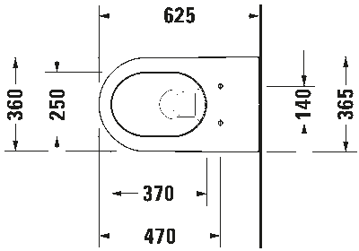 Darling New Унитаз подвесно с вертикальным смывом вкл. крепление Durafi © 4 10