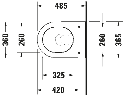 Darling New Унитаз подвесной компак с вертикальным смывом вкл. крепление Durafi © 4 4