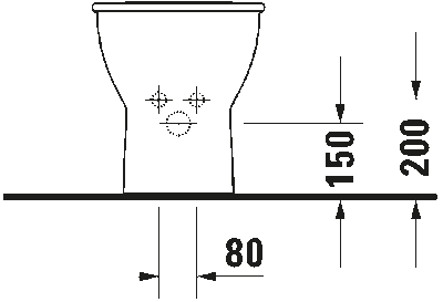 Darling New Биде напольное с переливом 5