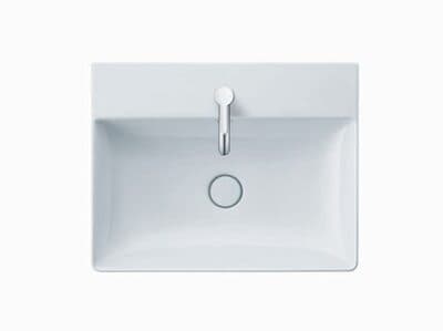 DuraSquare Умывальник шлифованный без перелива 4