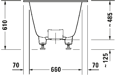 DuraSquare Встроенная ванна 4