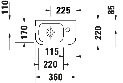 DuraStyle и Duravit №1 Умывальник для рук 5