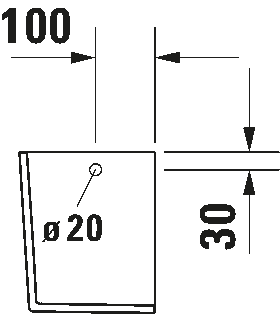 DuraStyle Полупьедестал для # 070845 6