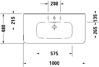 DuraStyle Умывальник 15