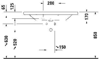 DuraStyle Умывальник 16
