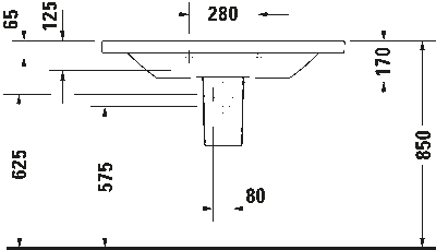 DuraStyle Умывальник 17
