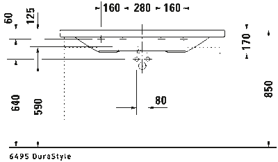 DuraStyle Умывальник 10