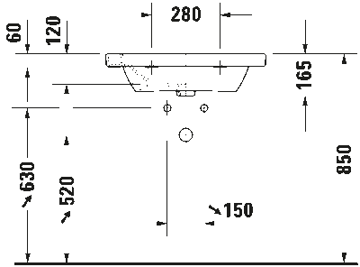 DuraStyle Умывальник 7